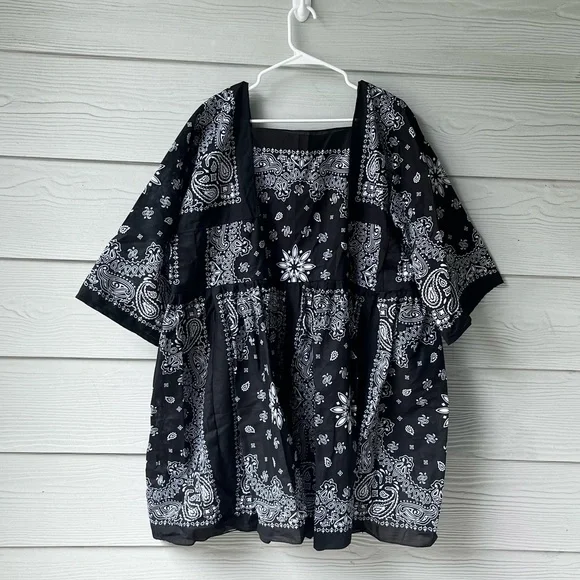 Hand Crafted | Dresses | Handmade Bandana Dress Black | Poshmark